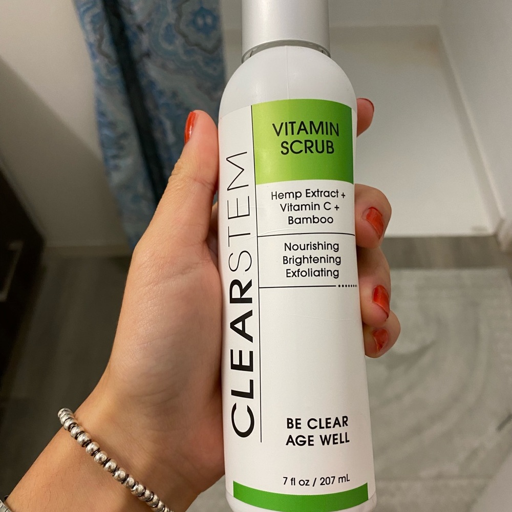 CLEARSTEM Vitamin Scrub, Antioxidant-infused Scrub Cleanser